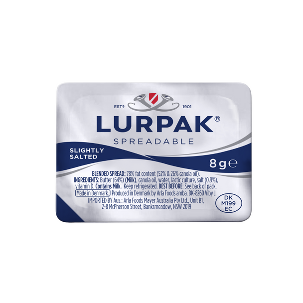 Lurpak Spreadable Butter Portions 100 Pack
