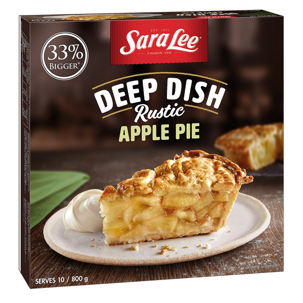 Sara Lee Deep Dish Rustic Apple Pie 800g