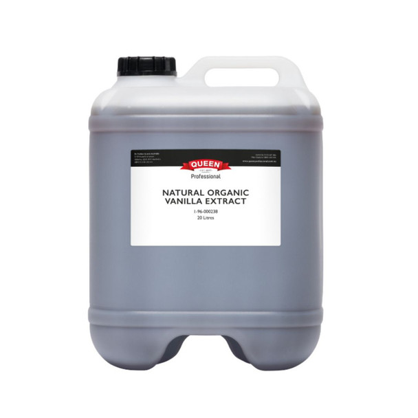 Queen Natural Organic Vanilla Extract 20 Litres