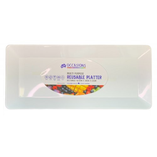 Small Reusable Multi Purpose Rectangle Platter