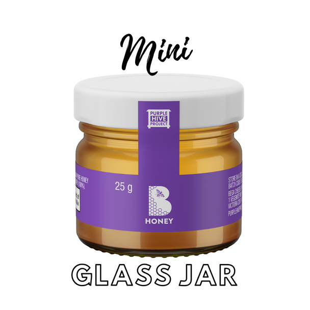 B Honey Mini Glass Jar Portion 20g