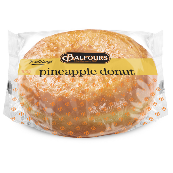 Balfours Pineapple Donut Individually Wrapped 100g