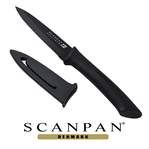 Scanpan Black Utility Knife 10cm