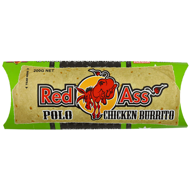 Red Ass Polo Chicken Burrito 200g