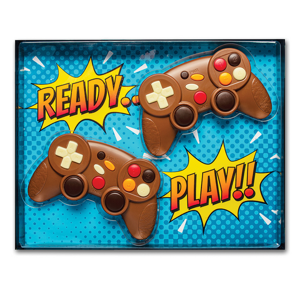 Milk Chocolate Game Controllers Twin Pack 140g Gift Box