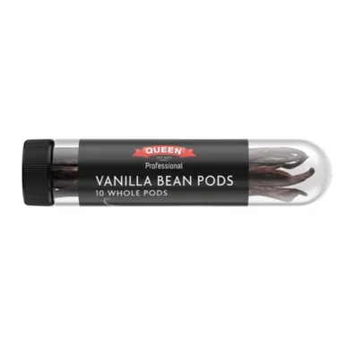 Queen Professional Vanilla Bean Pods 10 Pack