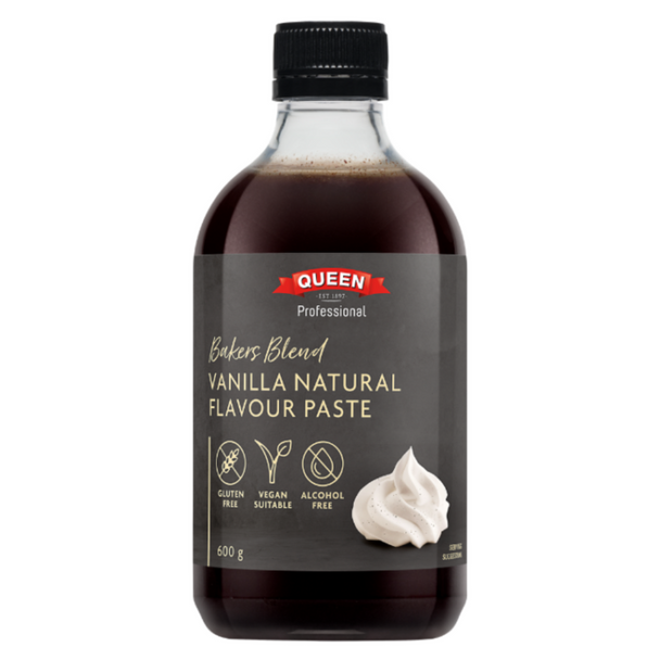 Queen Professional Bakers Blend Natural Vanilla Flavour Paste 600g