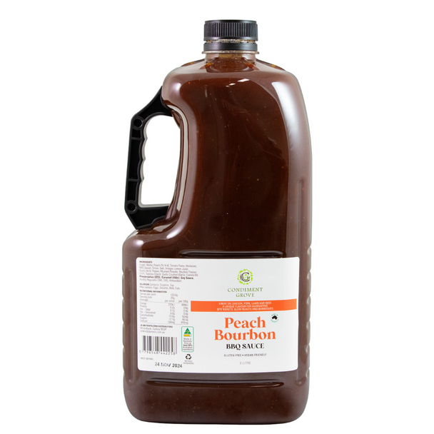 Peach Bourbon BBQ Sauce 3 litre 