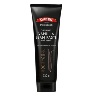 Queen Organic Vanilla Bean Paste With Seeds 320g
