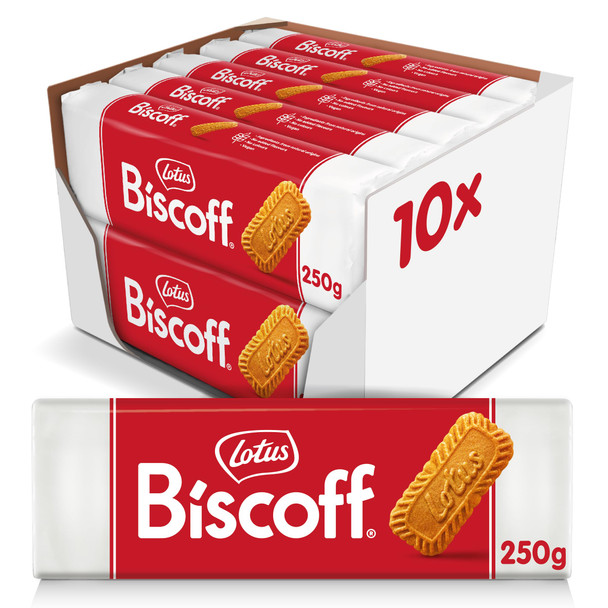 Lotus Biscoff Biscuits 10 x 250g Carton
