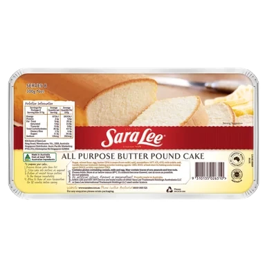 Sara Lee All Purpose Butter Pound Cake 300g