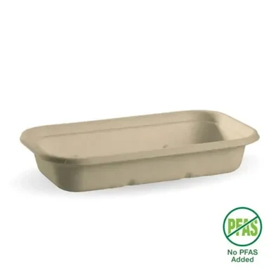 Natural Fibre Takeaway Container 750ml Base 50 Pack