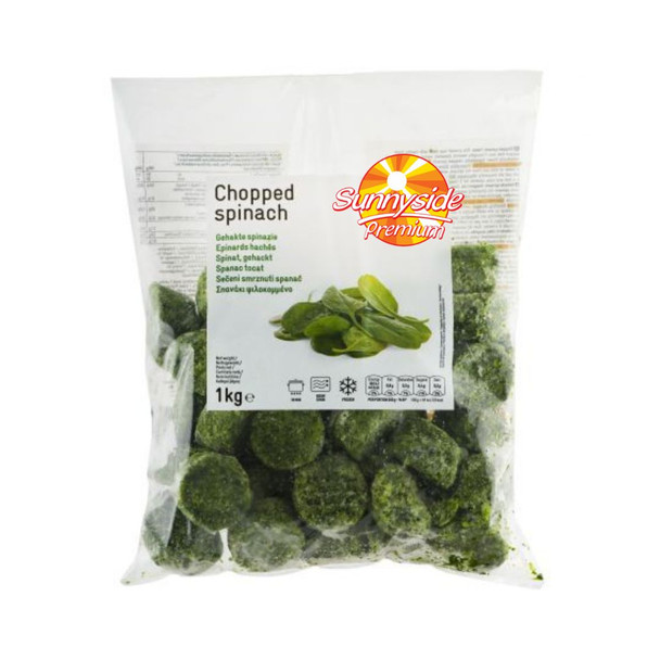 Chopped Spinach Portions 1kg