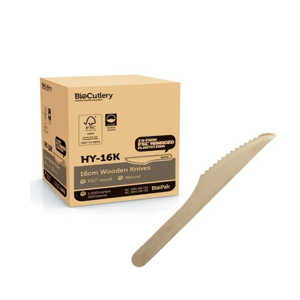 Bulk Wooden Knives 2000 Per Carton