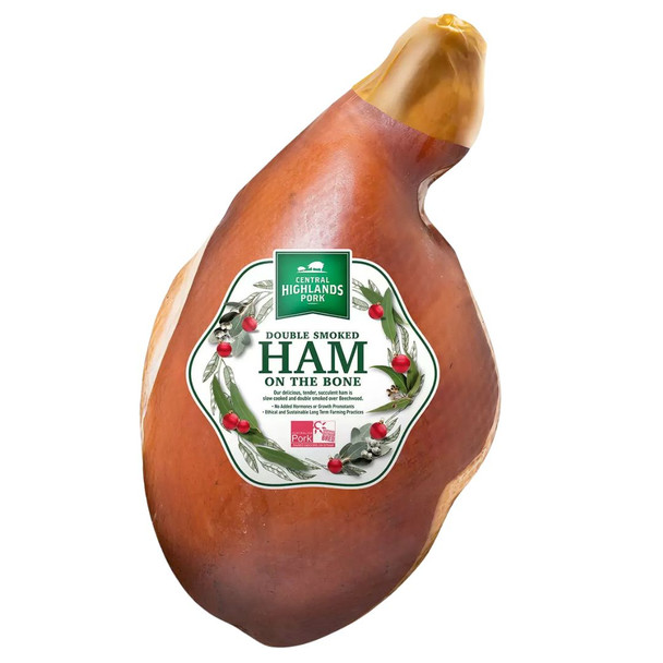Double Smoked Full Leg Ham On The Bone Double Smoked Full Leg Ham On The Bone