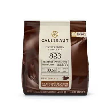 Callebaut 33.6% Milk Couverture Chocolate 400g