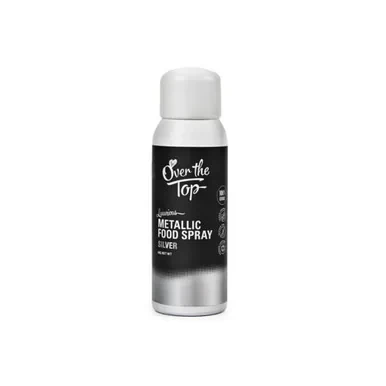 Edible Metallic Silver Food Spray Can