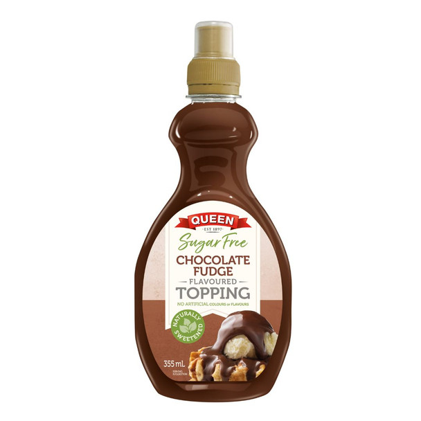 Queen Sugar Free Chocolate Fudge Topping 355ml Main