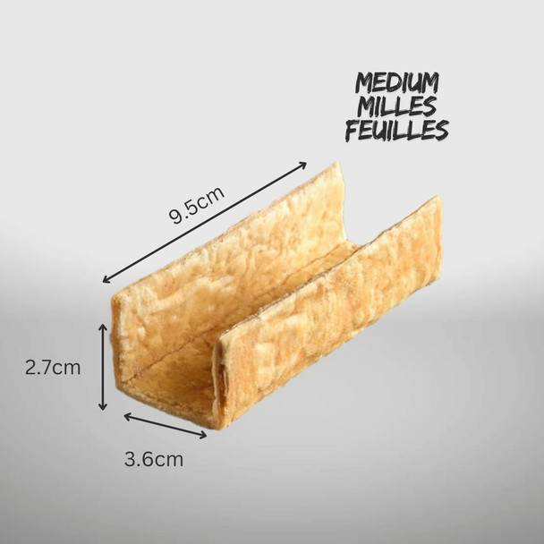 Mille Feuille Unique Pastry Tart Shells 64 Pieces