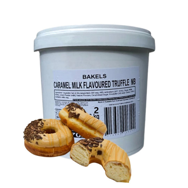 Bakels Caramel Milk Flavoured Truffle 2kg