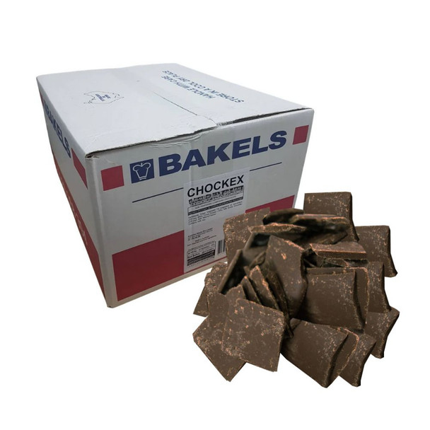 Bakels Chockex Dark 10kg Bakels bakery product from Padstow Food Service
