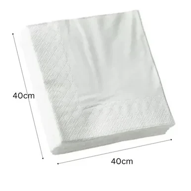 Premium White Dinner 2 Ply Napkins 40 Pack