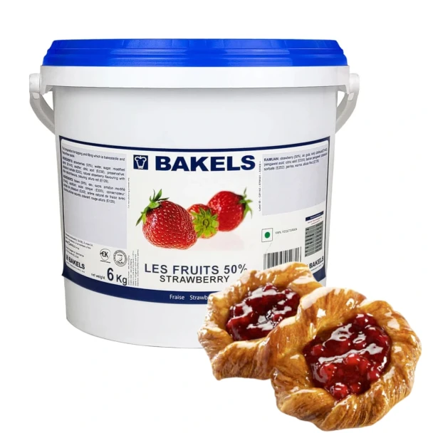 Bakels Les Fruits Strawberry Filling 50% 6kg