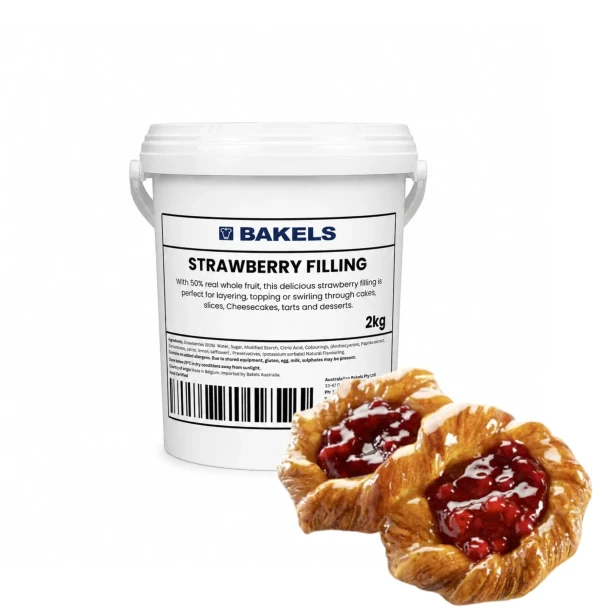 Bakels Les Fruits Strawberry Filling 50% 2kg