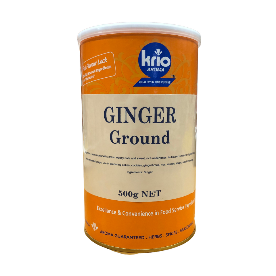 Krio Krush Ground Ginger 500g Padstow Food Service Distributors