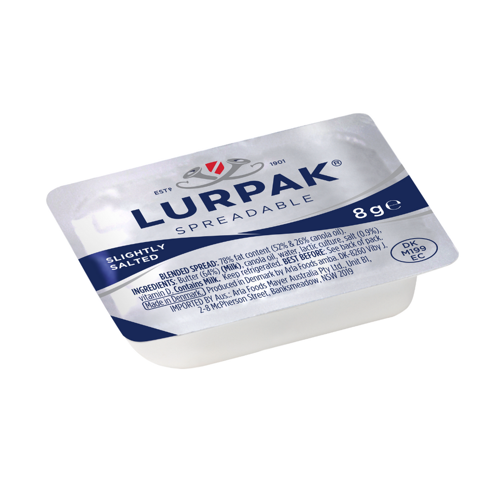 Lurpak Butter Portions 100 Pack Padstow Food Service