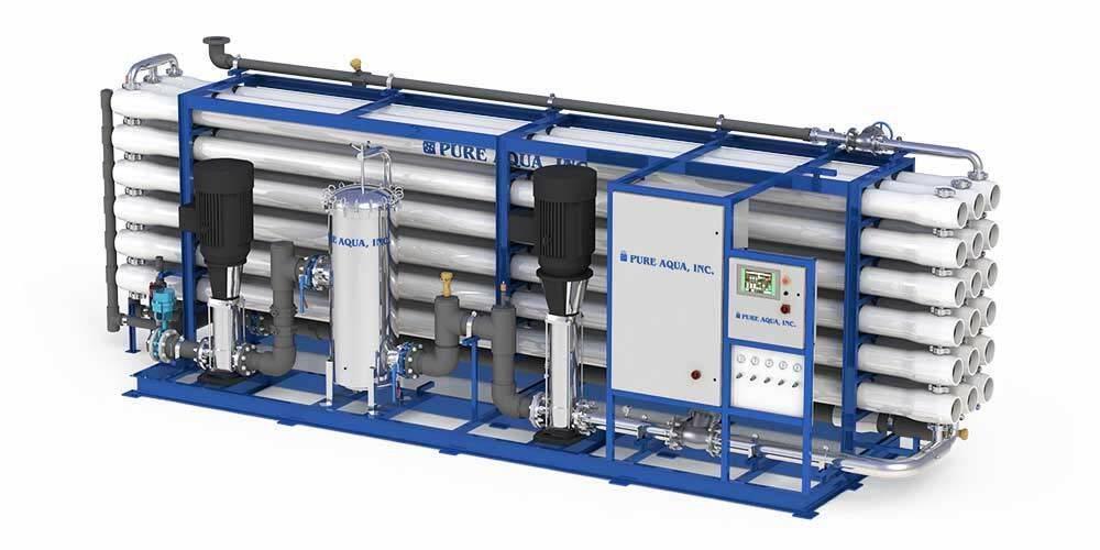 أنظمة التناضح العكسي الصناعية للمياه المالحة RO-500 Series