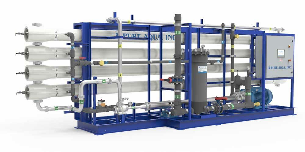 أنظمة التناضح العكسي الصناعية لمياه البحر