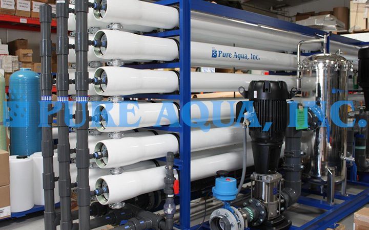 نظام التناضح العكسي للمياه المالحة بالحجم الصناعي GPD 864000X2 - كندا
