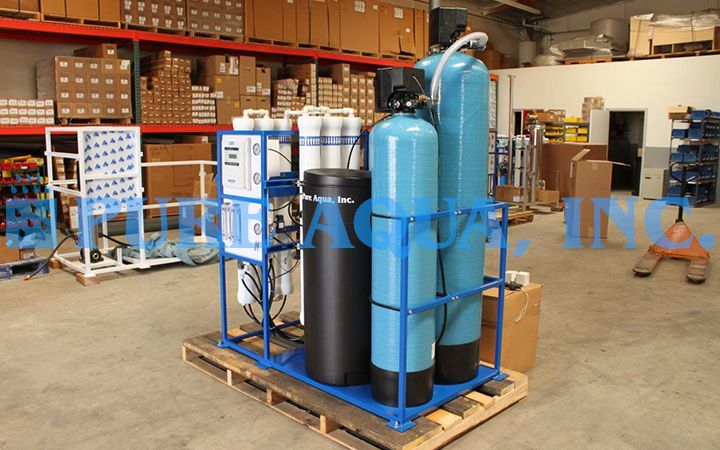 التناضح  العكسي المحمول على قاعدة  9,000 غالون فى اليوم - الولايات المتحدة الأمريكية