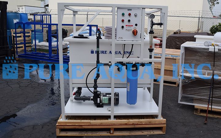 نظام تناضح عكسي لمياه البحر