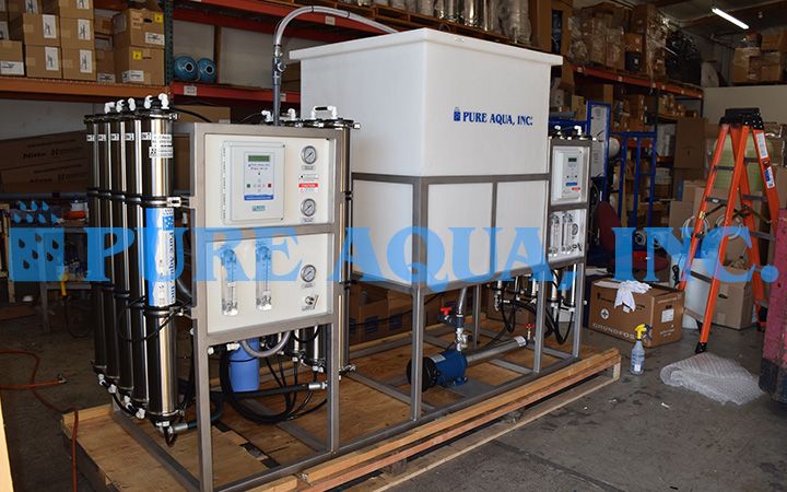 نظام تناضح عكسي مزدوج المراحل للصناعات الدوائية 8,000 غالون فى اليوم - بوليفيا