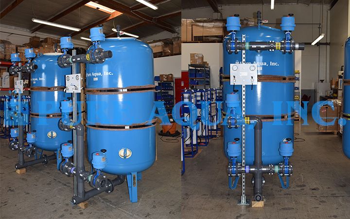 مرشحات المياه الجوفية بالوسائط المتعددة و الأشعة فوق البنفسجية - قطر