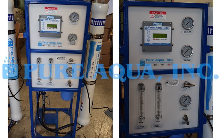 أجهزة معالجة المياه الجوفية بالتناضح العكسي 4 وحدة 1,500 جالون في اليوم - سيريلانكا