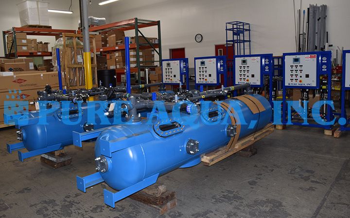 نظام إزالة الأيونات من المياه 30-40  جالون في الدقيقة - الكويت 