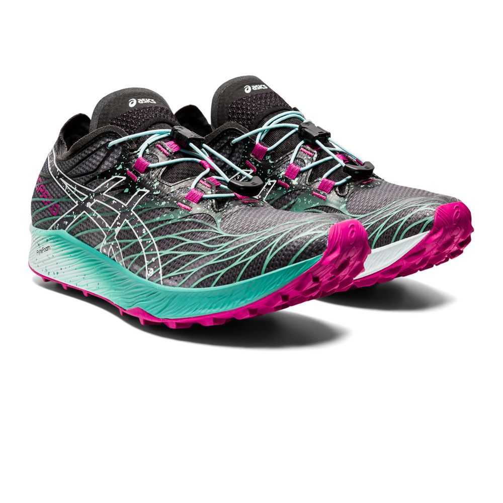 Asics Fuji Speed Women's Trail Running Shoes | Black/Soothing Sea — photo 2