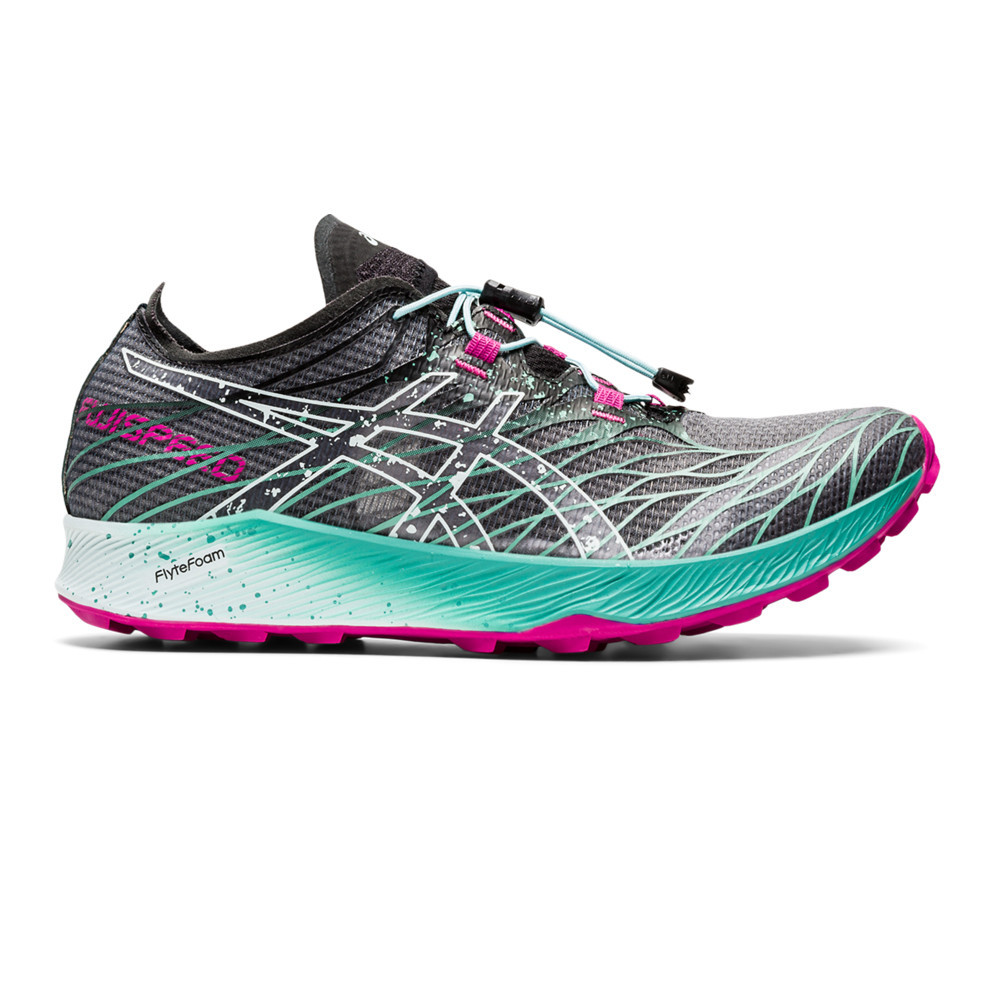 Asics Fuji Speed Women's Trail Running Shoes | Black/Soothing Sea — photo 4