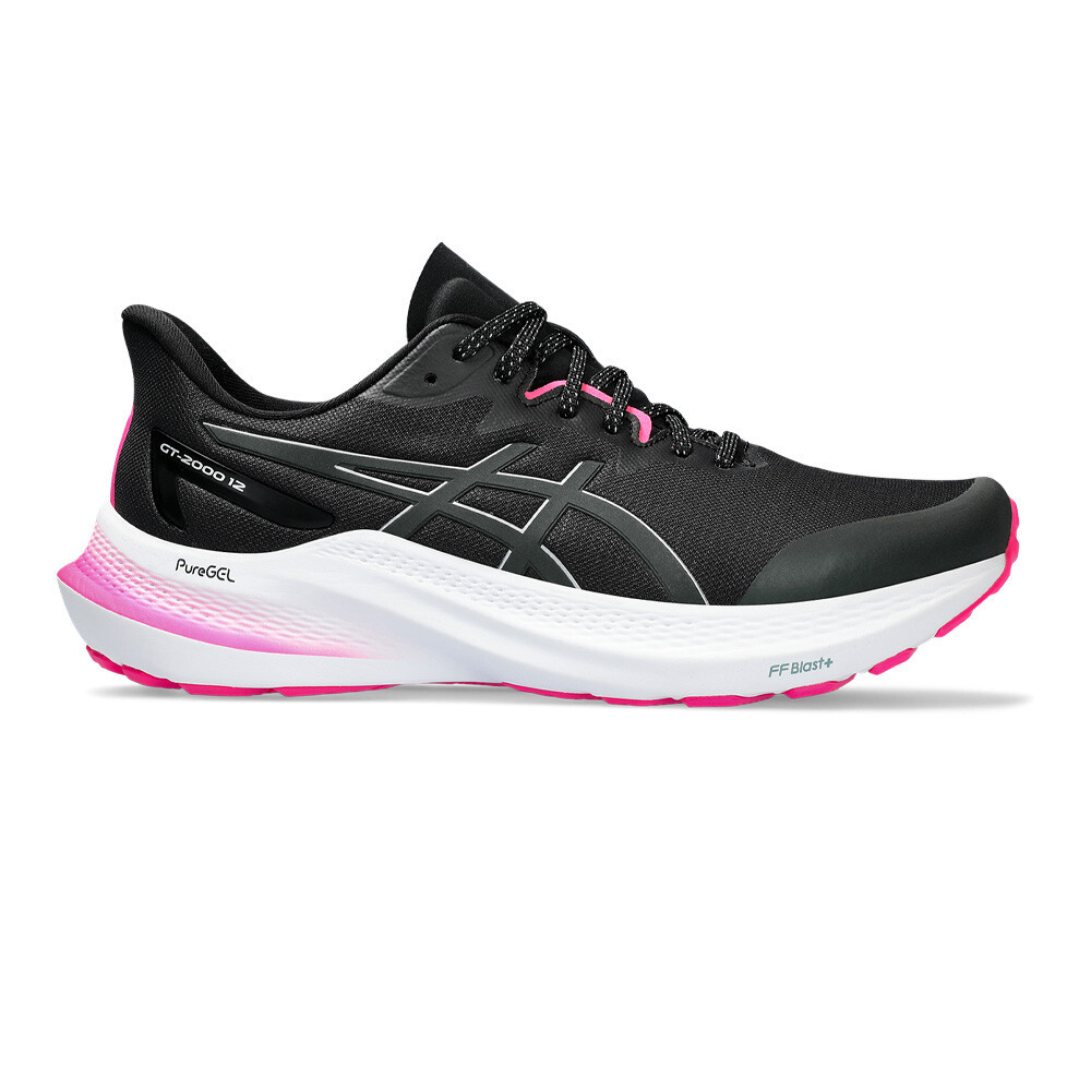 Asics GT-2000 12 LITE-SHOW Women's Running Shoes | Black/Pure Silver — photo 4