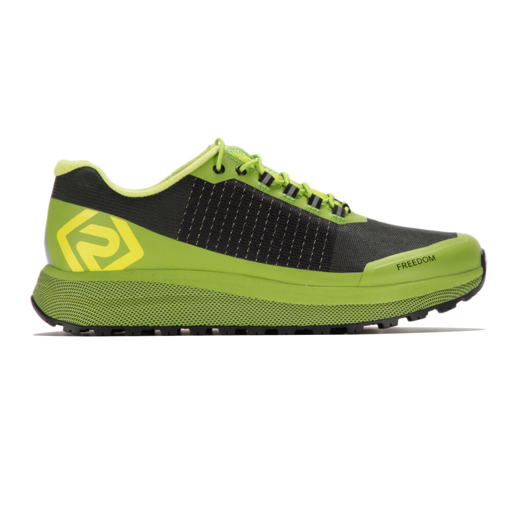 RonHill Freedom Trail Running Shoes | Forest/Lime/Lemon — photo 4