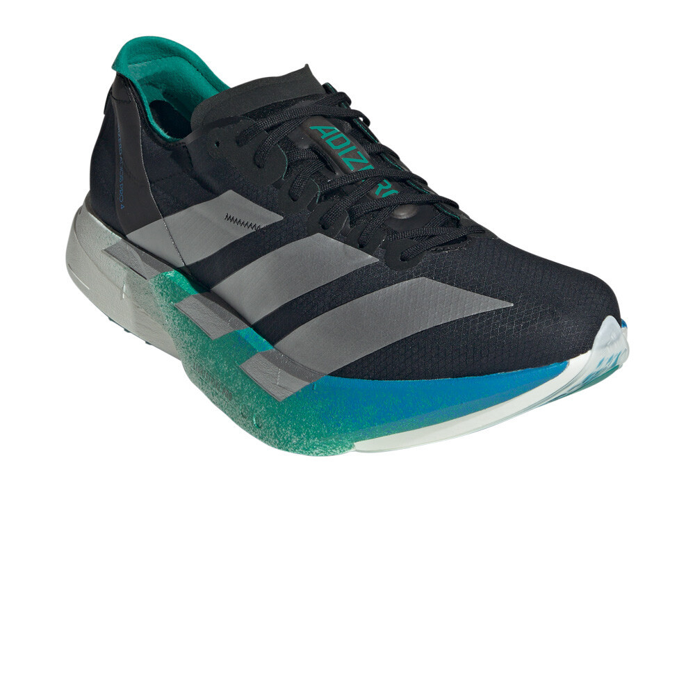 adidas Adizero Adios Pro 4 Men's Running Shoes | Core Black/Matte Silver/Glory Green — photo 6