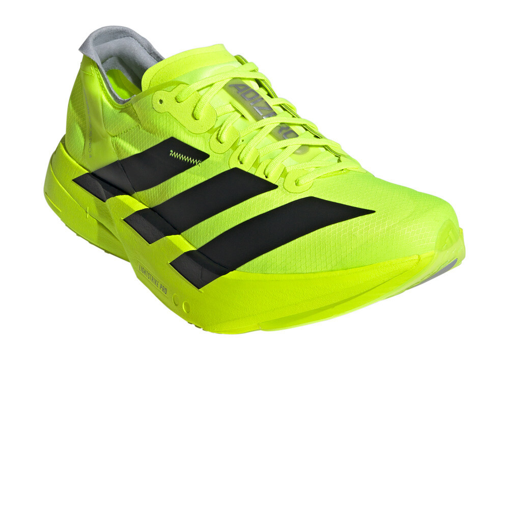 adidas Adizero Adios Pro 4 Men's Running Shoes | Lucid Lemon/Core Black/Halo Silver — photo 6