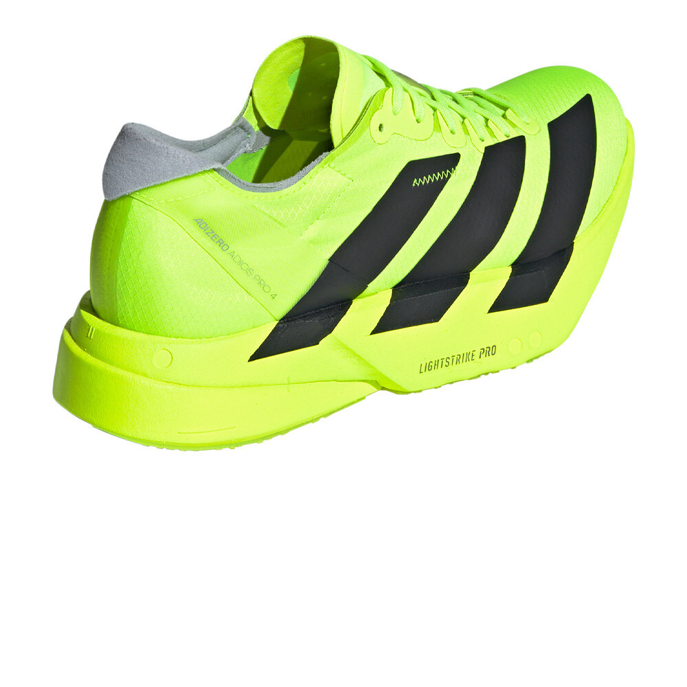 adidas Adizero Adios Pro 4 Women's Running Shoes | Lucid Lemon/Core Black/Halo Silver — photo 7