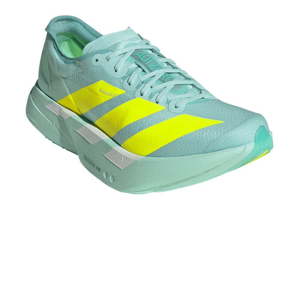 adidas Adizero Adios Pro 4 Women's Running Shoes | Semi Flash Aqua/Lucid Lemon/Mint Tone — photo 6