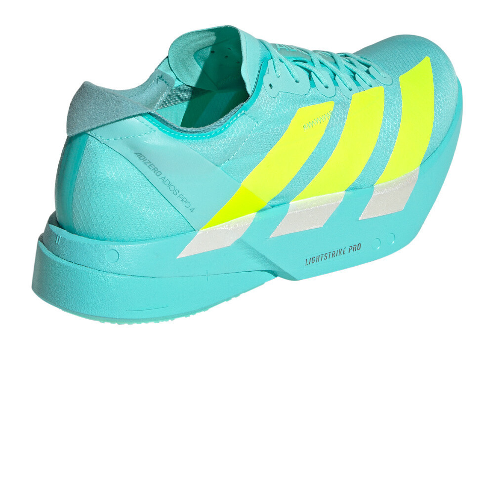 adidas Adizero Adios Pro 4 Men's Running Shoes | Flash Aqua/Lucid Lemon/Mint Tone — photo 7