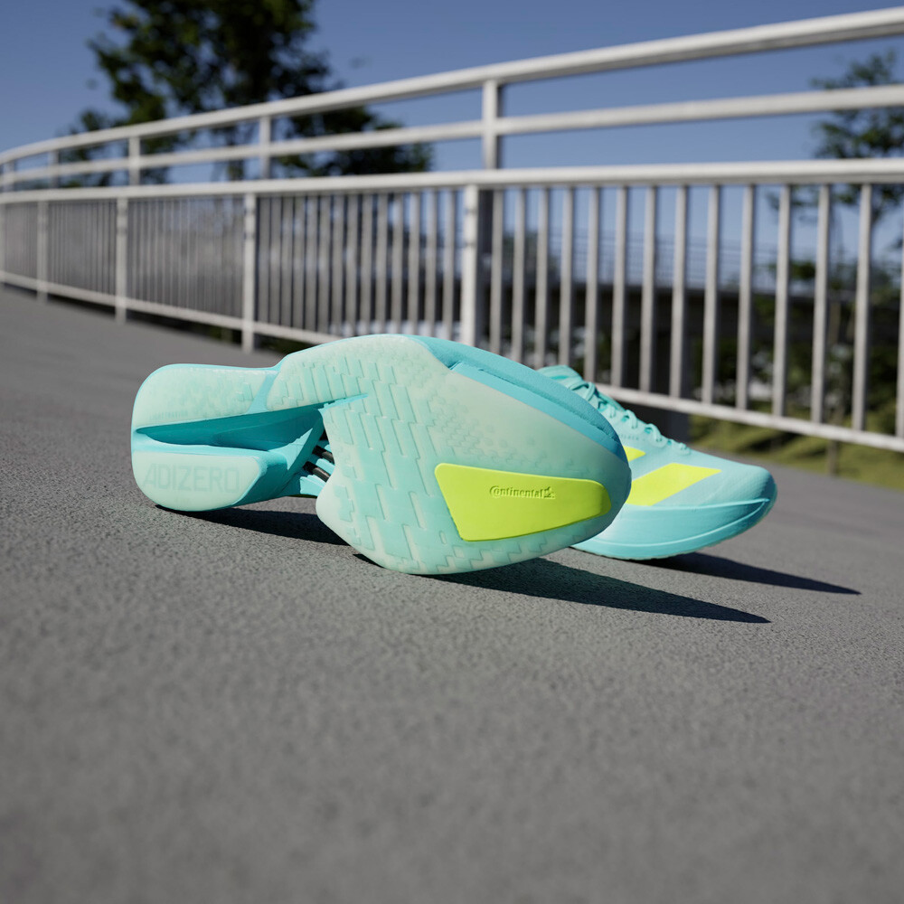 adidas Adizero Adios Pro 4 Men's Running Shoes | Flash Aqua/Lucid Lemon/Mint Tone — photo 11