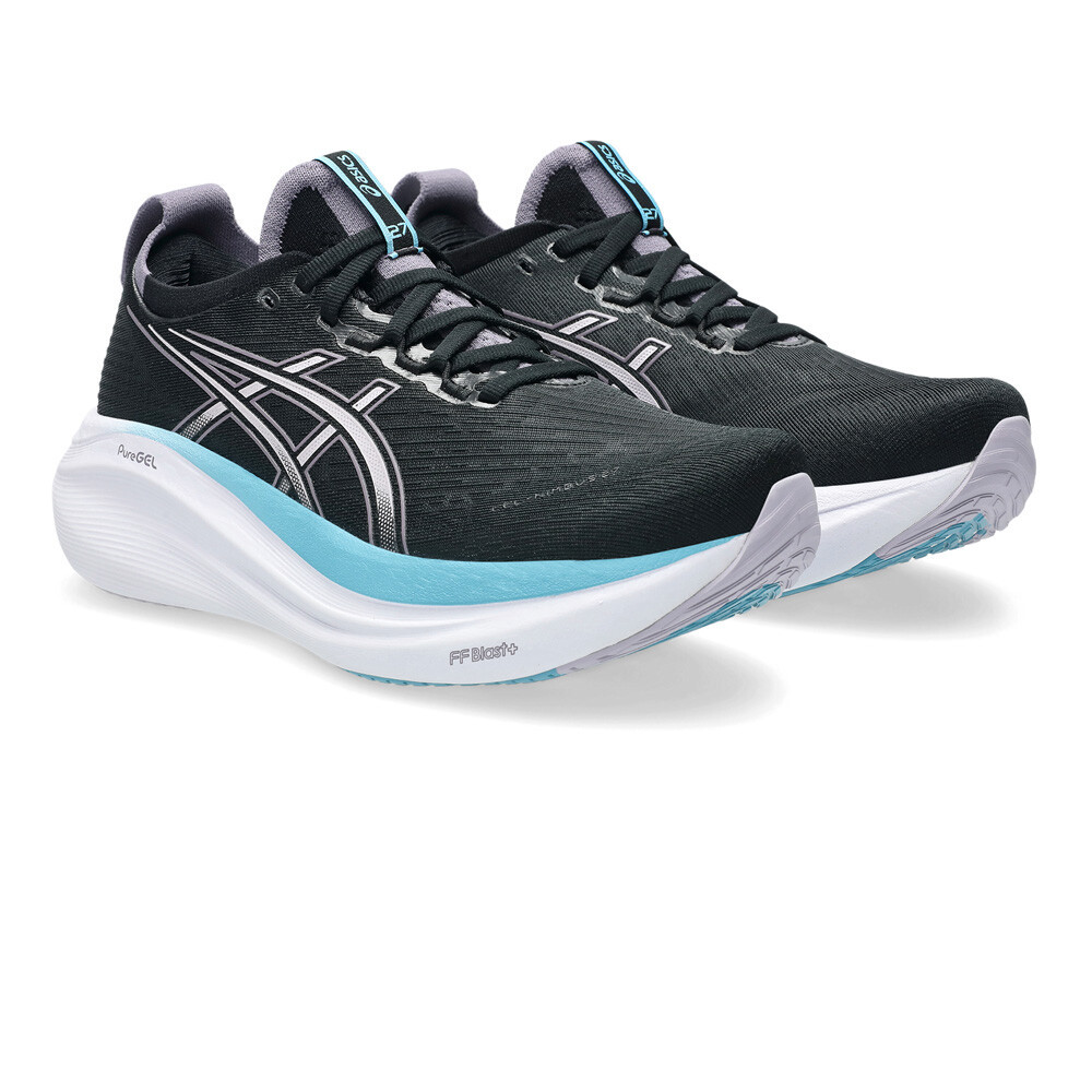 Asics Gel-Nimbus 27 Women's Running Shoes | Black/Dusk Violet — photo 2